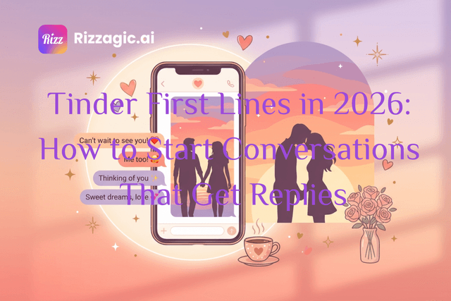 Tinder First Lines in 2026: How to Start Conversations That Get Replies